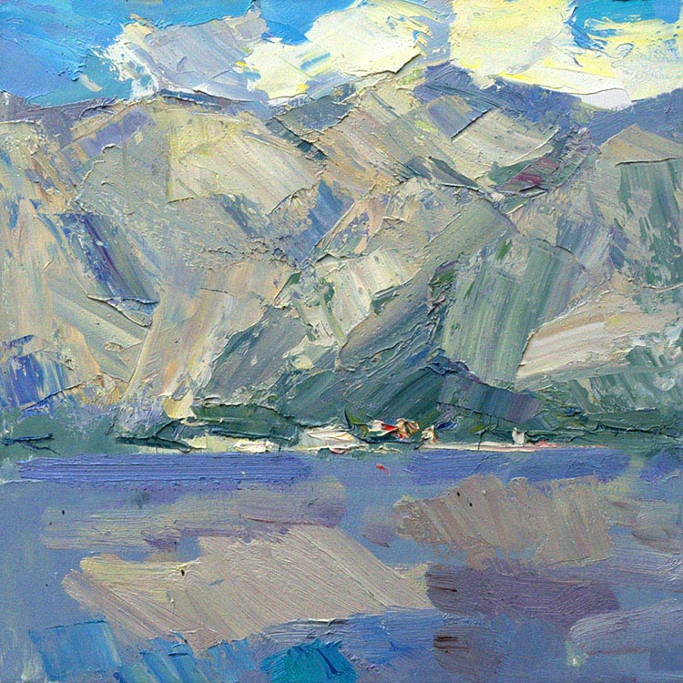 &laquo;Etude&raquo; by Maksym Mazur [2018] 50×50cm, oil on canvas